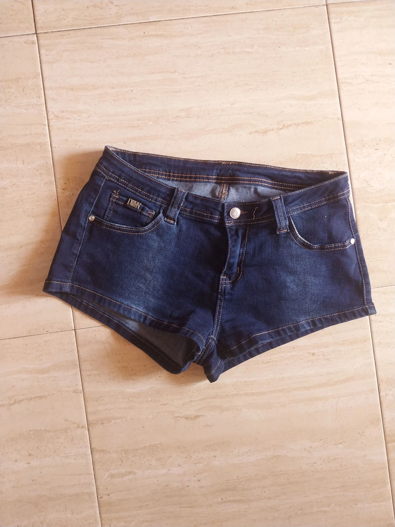 low-rise mini shorts 